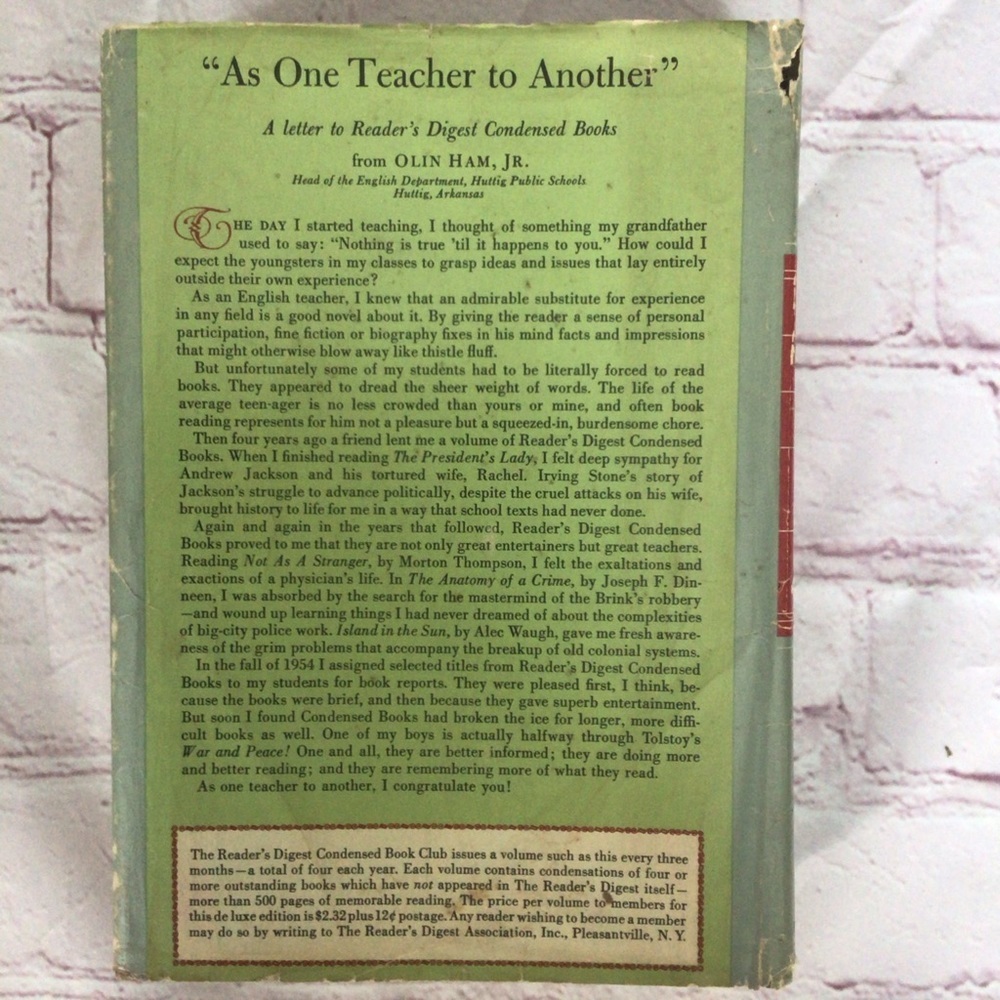 Reader’s Digest Volume 3 1956 Hardcover Book - Picture 2 of 3